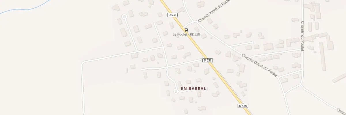 Plan du 455D Rte de Vienne à Beaurepaire