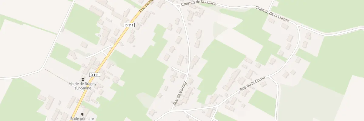 Plan du 27 Rue de Vornay à Bragny-sur-Saône