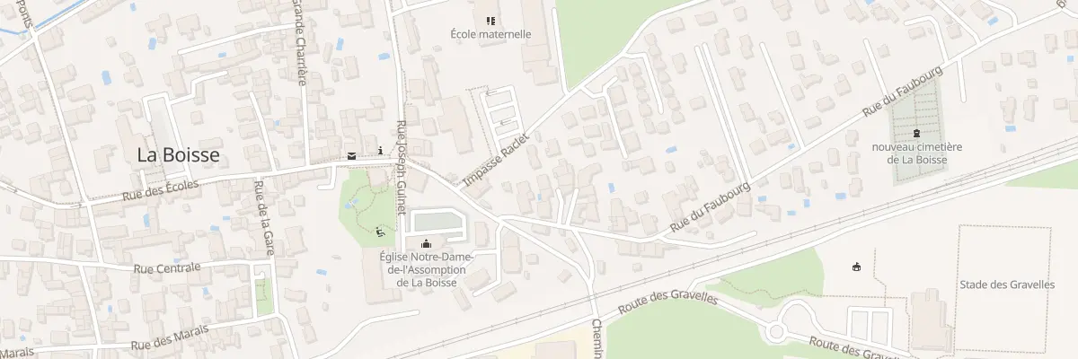 Plan du 66B Imp Raclet à La Boisse