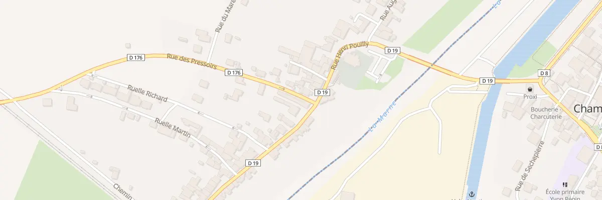 Plan du 1 Rue des Pressoirs à Roches-sur-Marne