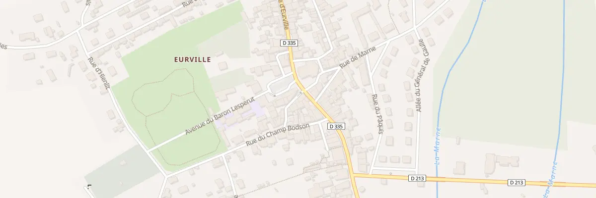 Plan du 70 Grande Rue d’Eurville à Eurville-Bienville