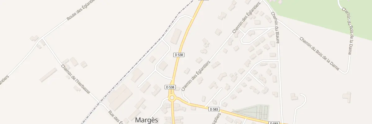 Plan du 5268 Les Eygoutieres à Margès