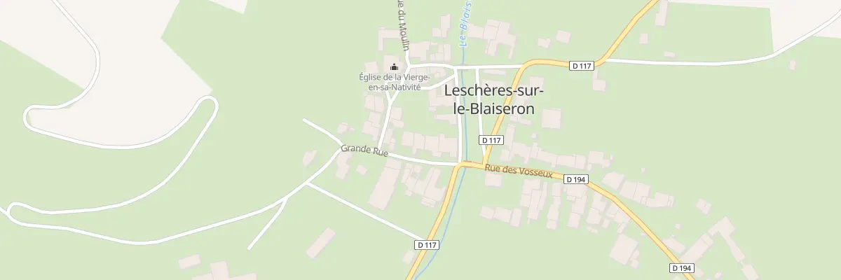 Plan du 4 Gr Grande Rue à Leschères-sur-le-Blaiseron