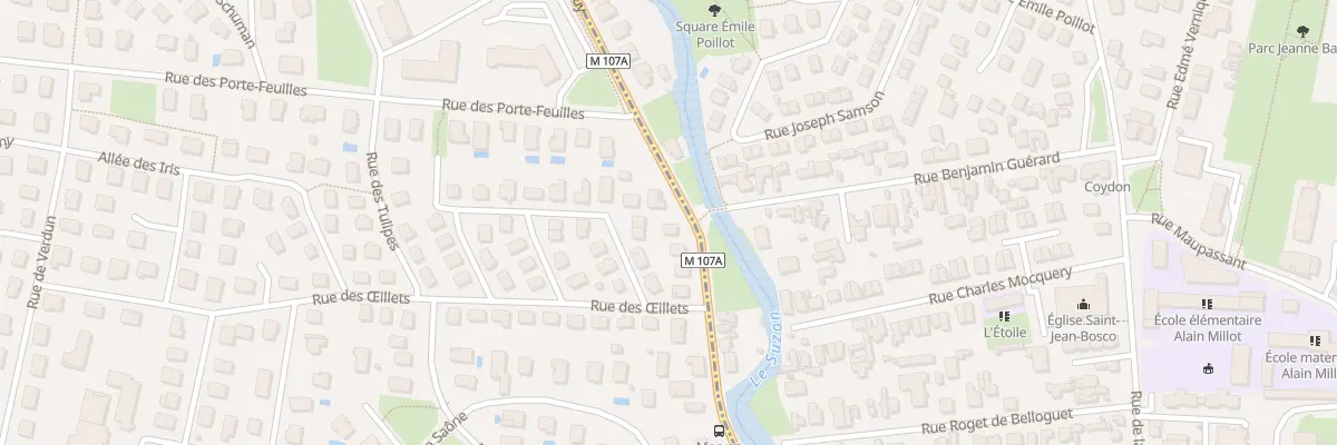 Plan du 53 Rte d’Ahuy à Fontaine-lès-Dijon