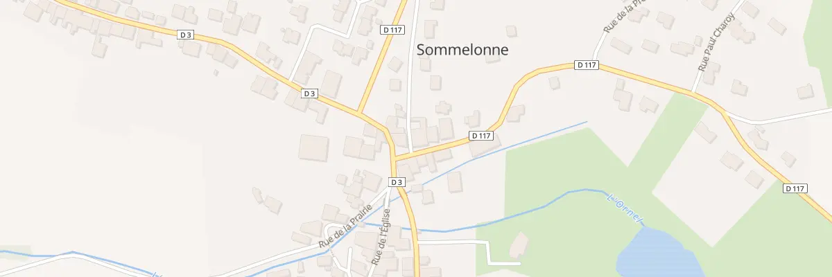 Plan du 3 Rue du Moulin à Sommelonne