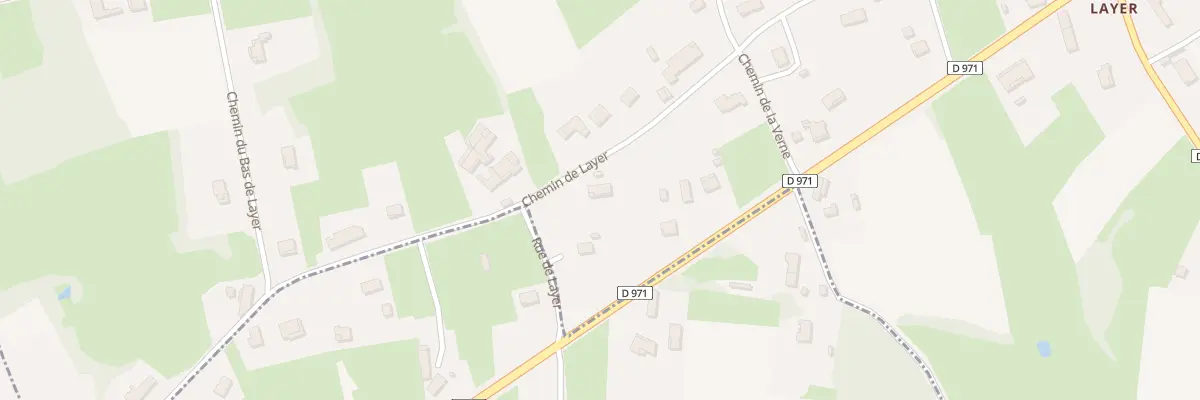 Plan du 436 Che de Layer à Jouvençon