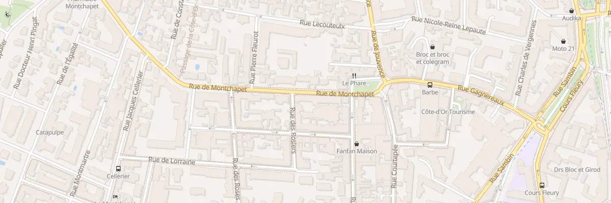 Plan du 5B Rue de Montchapet à Dijon