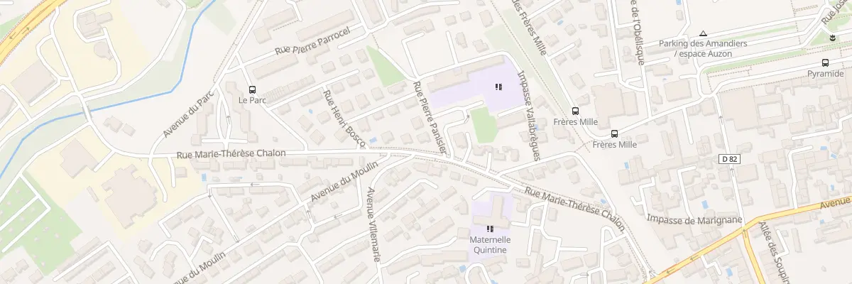 Plan du 326 Rue Marie Thérèse Chalon à Carpentras