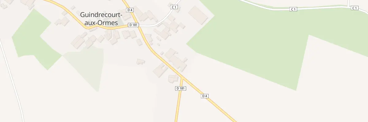 Plan du 25 Rue des Mazelles à Guindrecourt-aux-Ormes