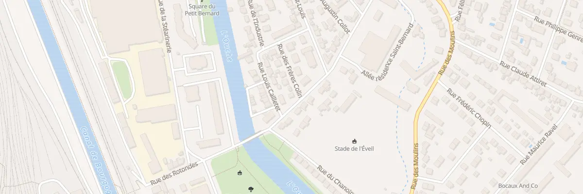 Plan du 38 Rue des Rotondes à Dijon