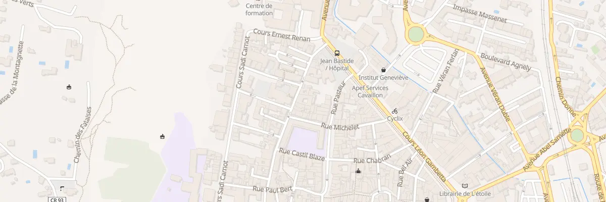 Plan du 204 Grand Rue à Cavaillon