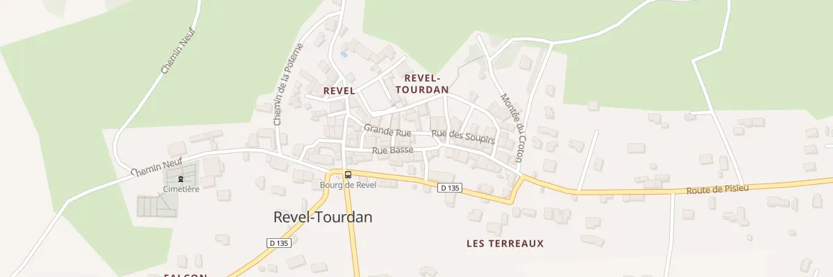 Plan du 28 Rue Basse à Revel-Tourdan