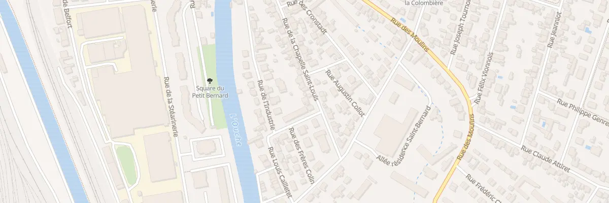 Plan du 36 Rue de la Chapelle Saint-Louis à Dijon