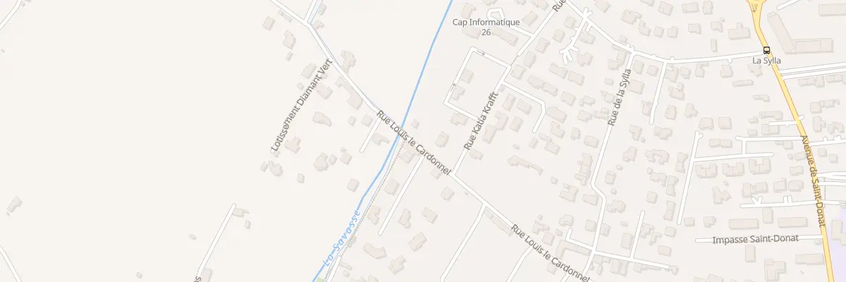 Plan du 90 Rue Louis le Cardonnel à Romans-sur-Isère