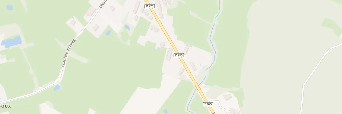 Plan du 654 Rte Départementale 975 à La Genête