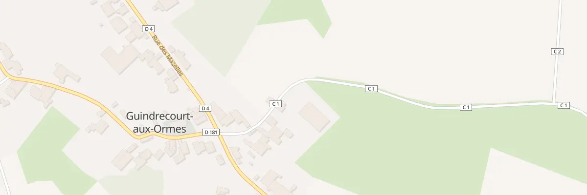 Plan du 10 Rue des Vignes à Guindrecourt-aux-Ormes