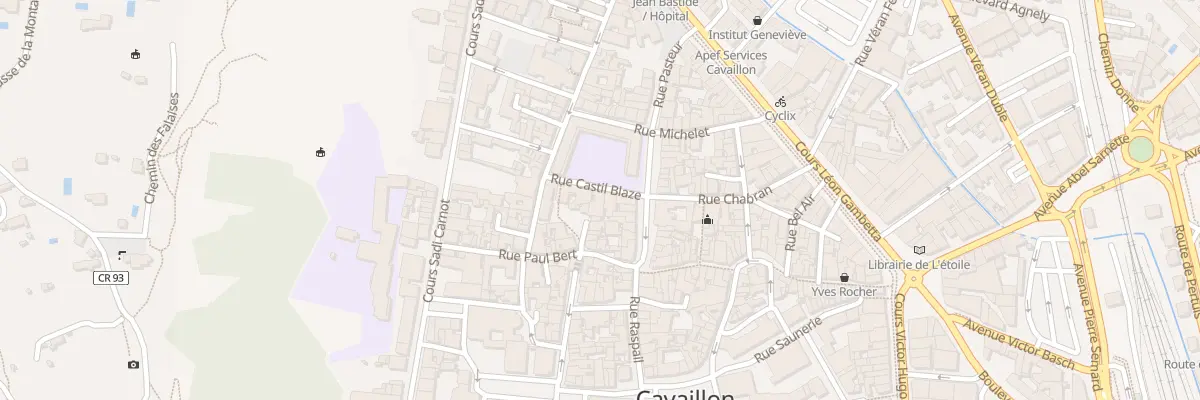 Plan du 27 Rue Castil Blaze à Cavaillon