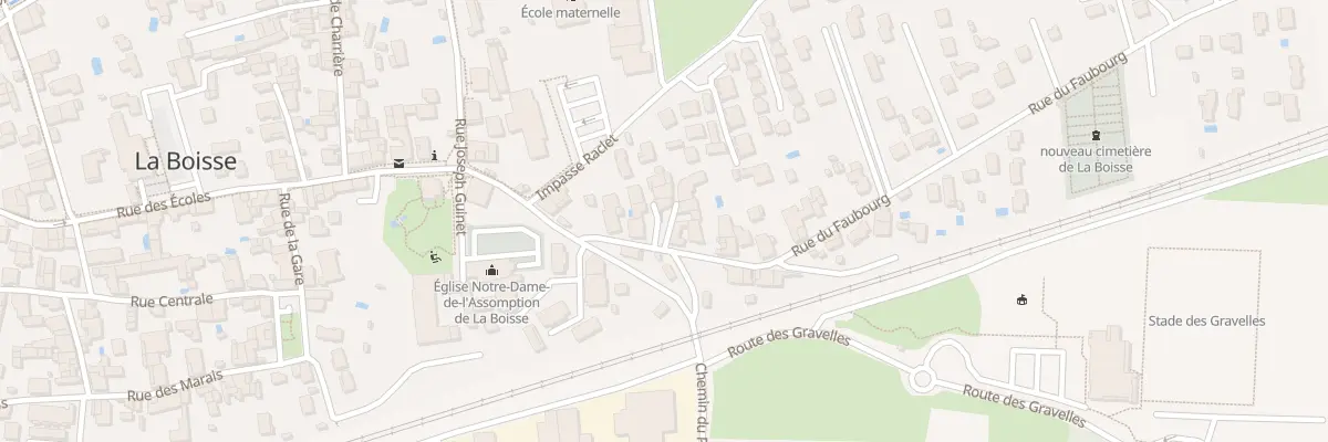 Plan du 25 Imp des Roses à La Boisse