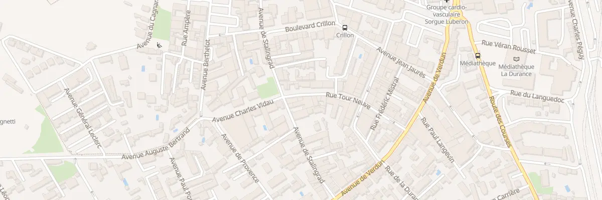 Plan du 24 Rue Tour Neuve à Cavaillon