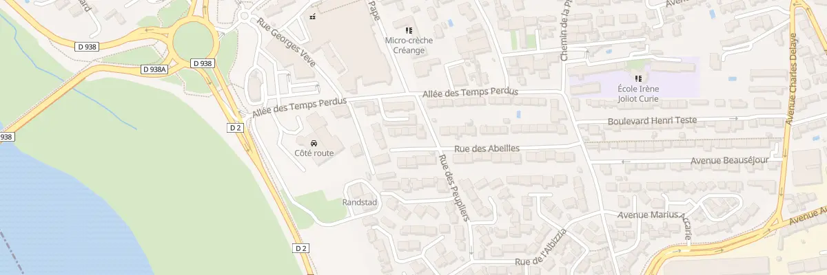 Plan du 206 Rue des Abeilles à Cavaillon
