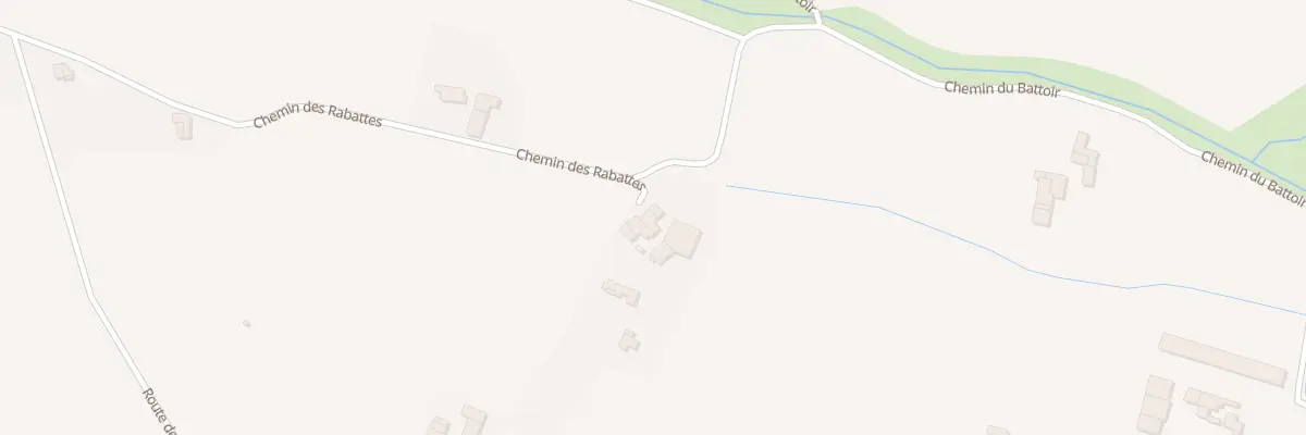 Plan du 520A Che des Rabattes à Alixan