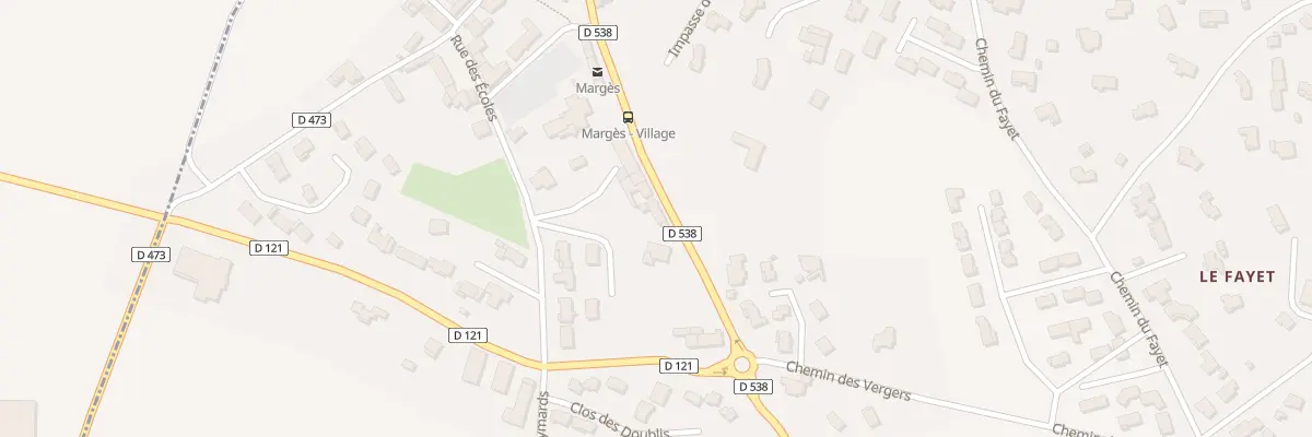 Plan du 5039 Le Village à Margès