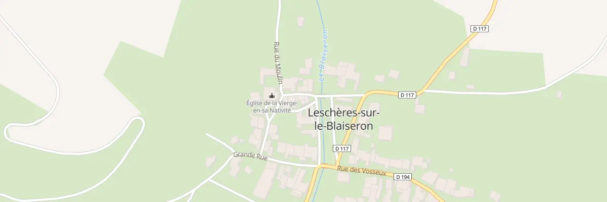 Plan du 8 Rue de l’Église à Leschères-sur-le-Blaiseron
