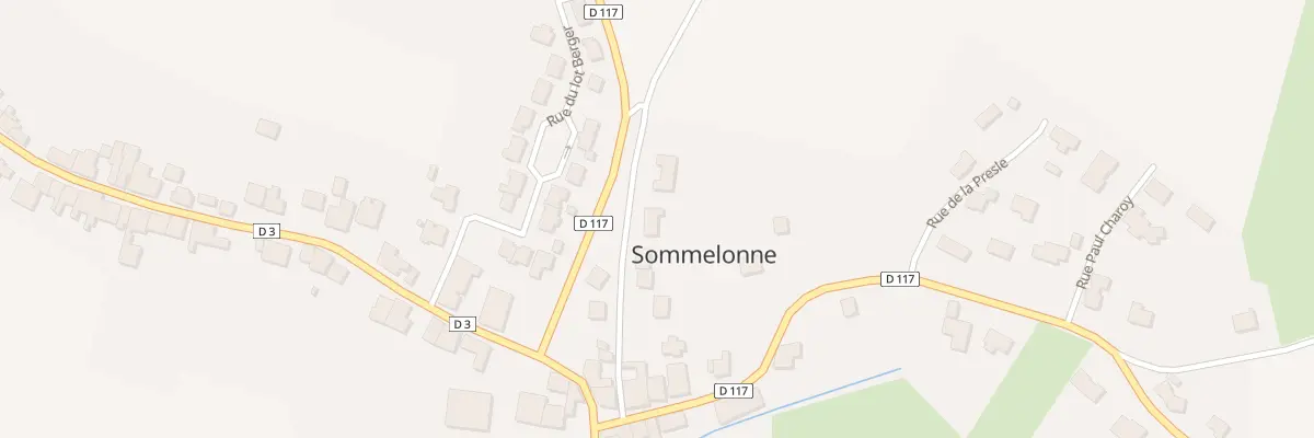 Plan du 6 Che de Sommelonne à Sommelonne