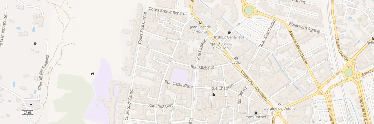 Plan du 45 Rue Michelet à Cavaillon