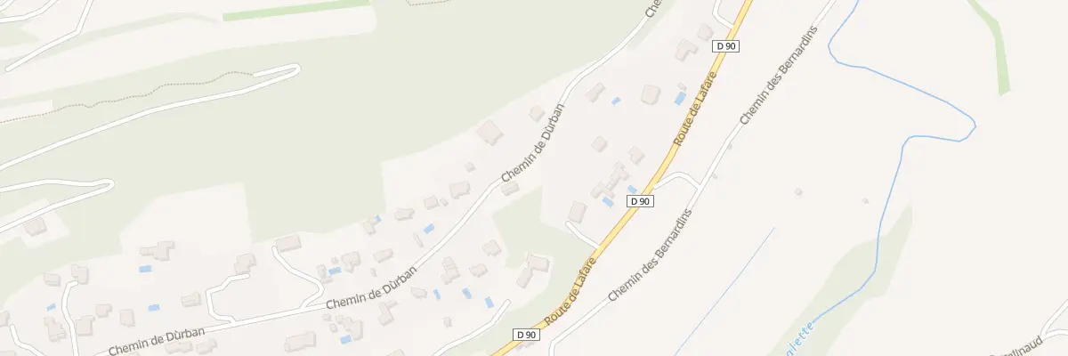 Plan du 5052 Che Urban à Beaumes-de-Venise