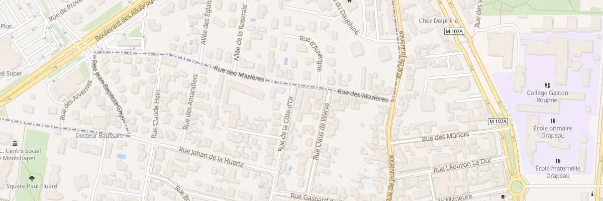 Plan du 58 Rue de la Côte d’Or à Dijon