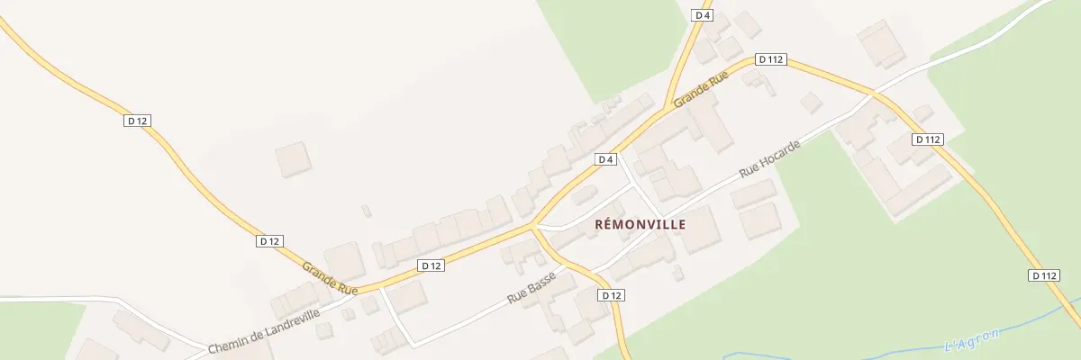 Plan du 16 Rue Grande Rue (Remonville) à Tailly