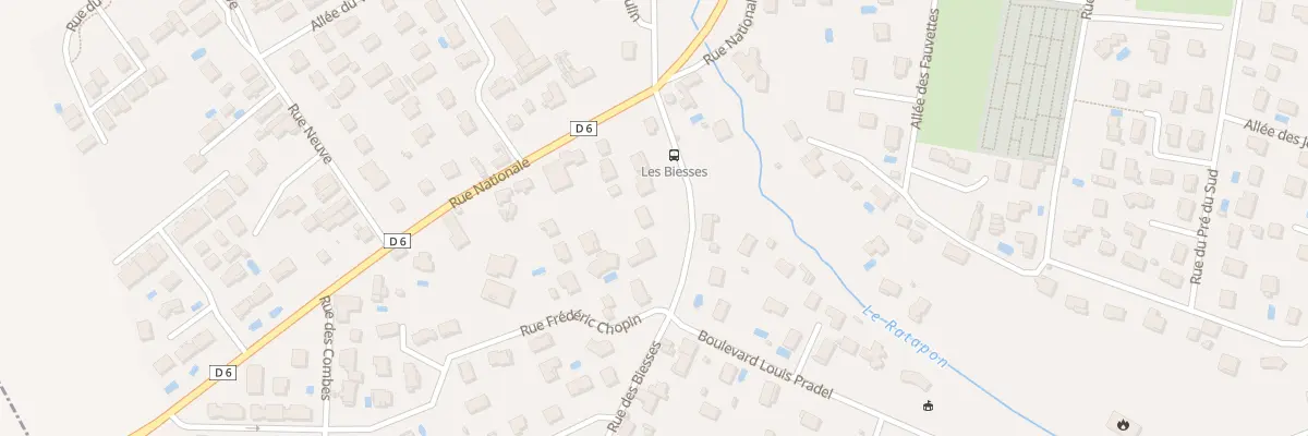 Plan du 4 Rue des Biesses à Jonage