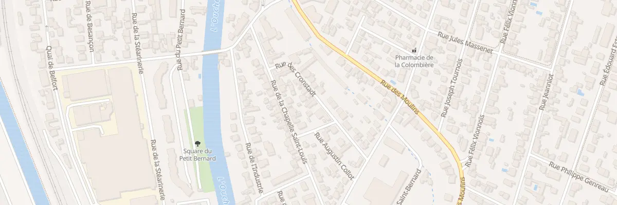 Plan du 10 Rue de Cronstadt à Dijon