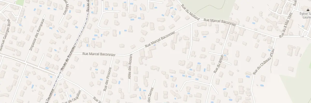 Plan du 23 Rue Marcel Baconnier à Saint-Laurent-de-Mure
