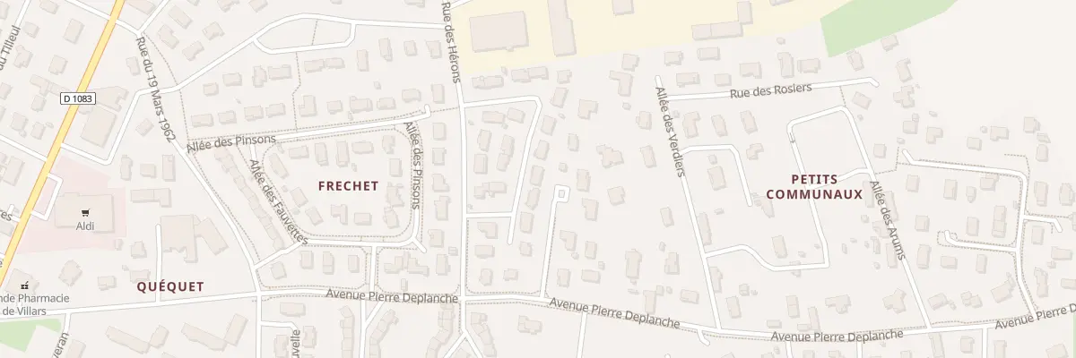 Plan du 126 All des Grives à Villars-les-Dombes