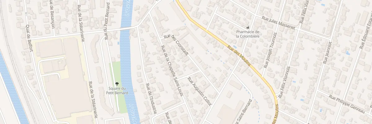 Plan du 16 Rue de Cronstadt à Dijon
