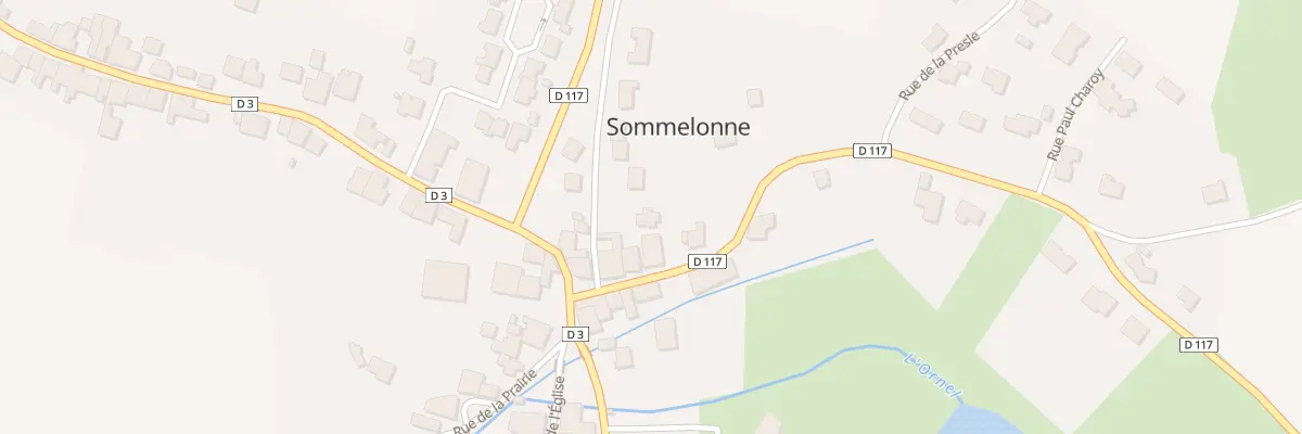 Plan du 7 Rue du Moulin à Sommelonne