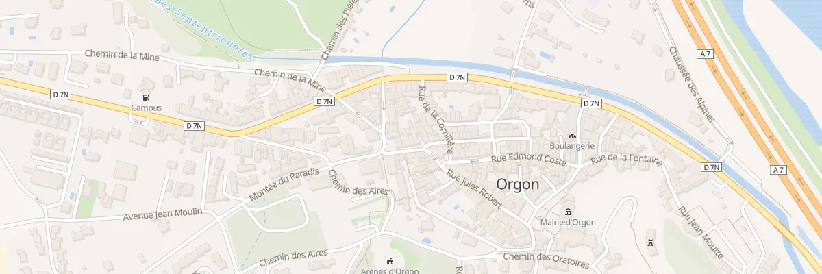 Plan du 14 Rue Charles Fabbiani à Orgon