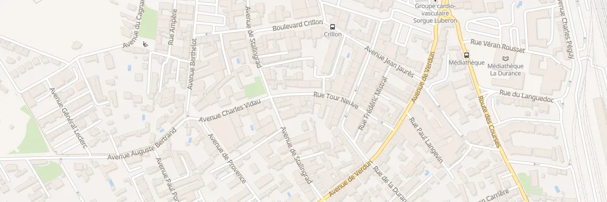 Plan du 50 Rue Tour Neuve à Cavaillon