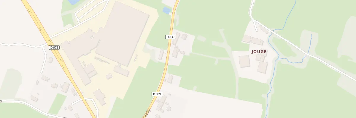Plan du 308 Rte de Veilly à La Genête