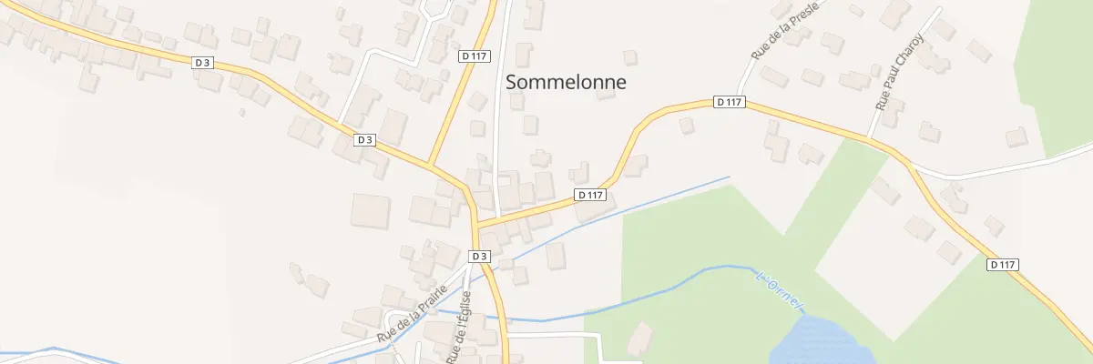 Plan du 9 Rue du Moulin à Sommelonne