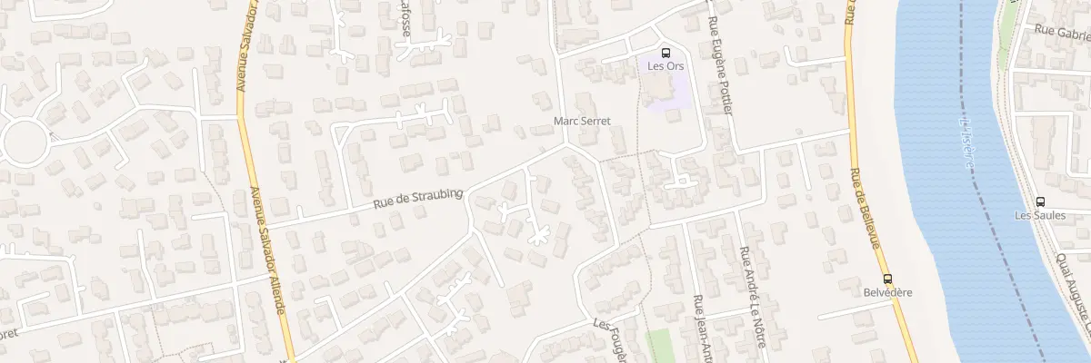Plan du 1 All des Chenes Verts à Romans-sur-Isère