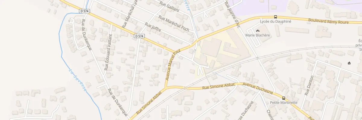 Plan du 5 Rue Bruno Larat à Romans-sur-Isère