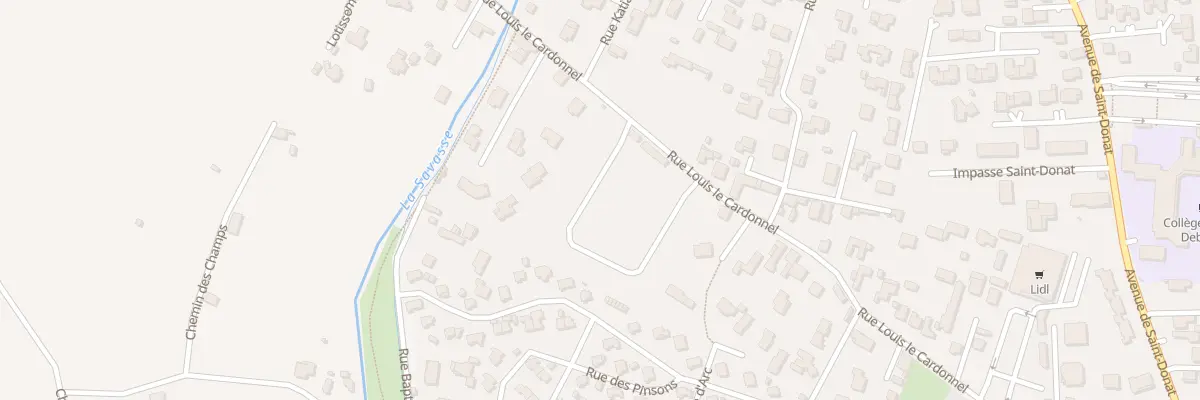 Plan du 53H Rue Louis le Cardonnel à Romans-sur-Isère