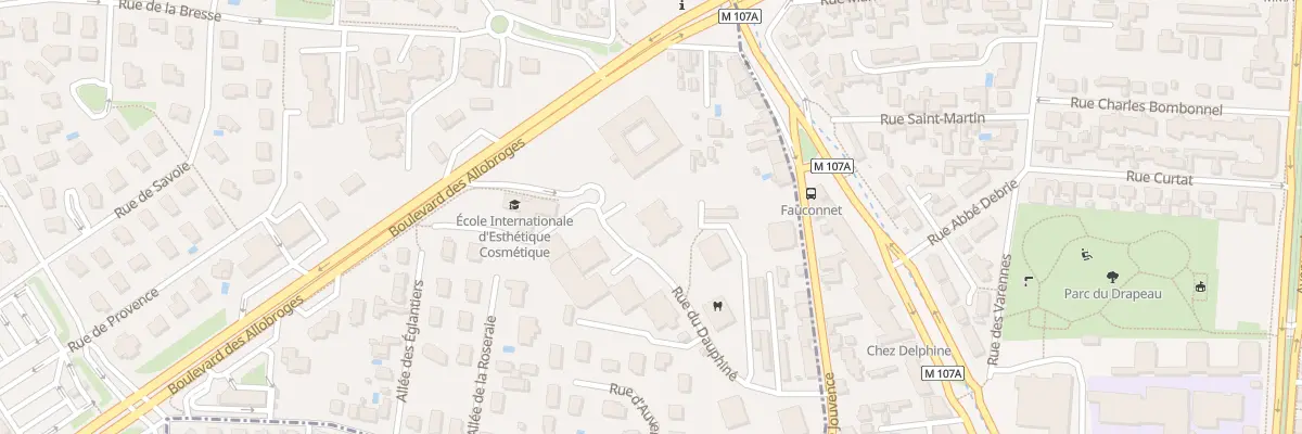 Plan du 3 Rue du Dauphine à Fontaine-lès-Dijon