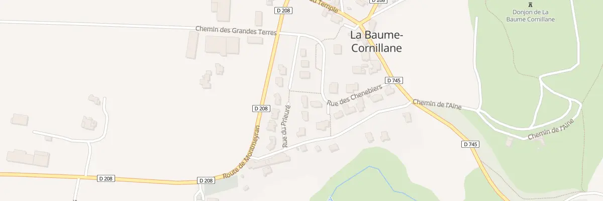 Plan du 5169 Le Village à La Baume-Cornillane