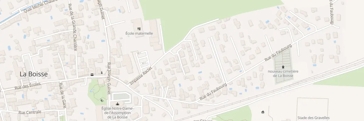 Plan du 144 Imp Raclet à La Boisse