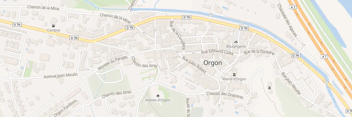 Plan du 1 Imp de la Coupe à Orgon