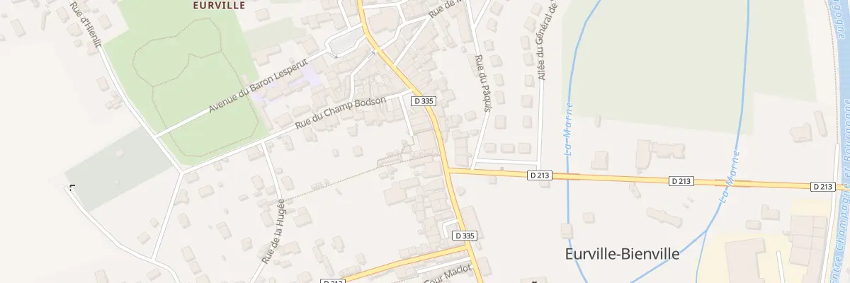 Plan du 92 Grande Rue d’Eurville à Eurville-Bienville